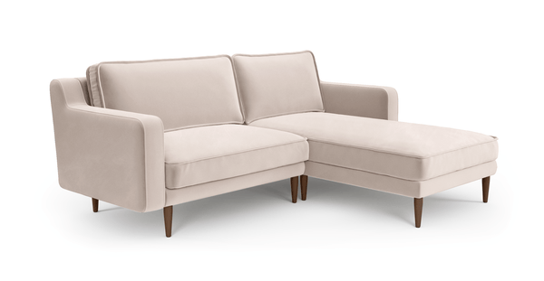 Klem Slim 212 x 171 Köşe Ahşap Ayak - Kadife