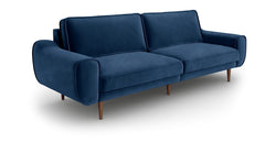 Klem Üçlü Koltuk Large Ahşap Ayak - Kadife