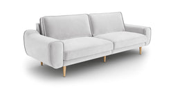 Klem Üçlü Koltuk Large Ahşap Ayak - Kadife