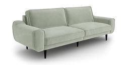 Klem Üçlü Koltuk Large Ahşap Ayak - Kadife