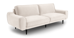 Klem Üçlü Koltuk Large Ahşap Ayak - Kadife