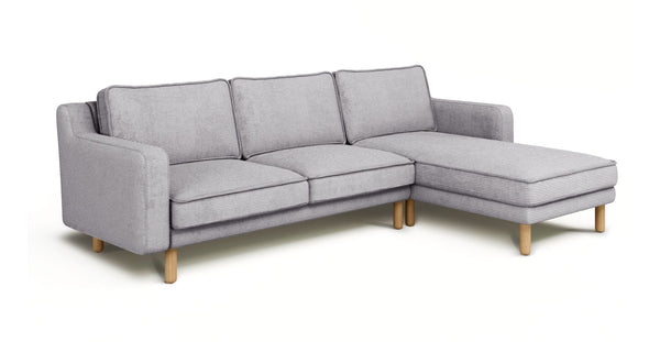 Klem Slim 266 x 171 Köşe Silindir Ahşap Ayak - Fitilli Kadife