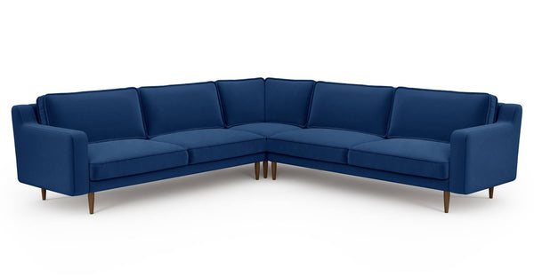 Klem Slim 283 x 283 Köşe Ahşap Ayak - Kadife