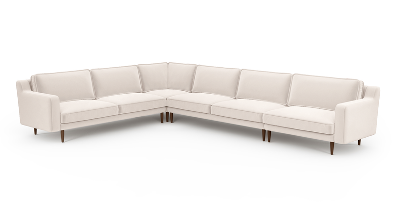 Klem Slim 383 x 283 Köşe Ahşap Ayak - Kadife