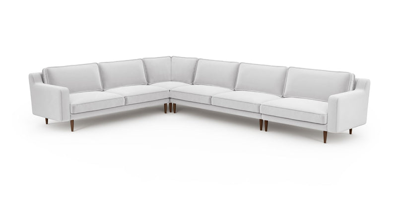 Klem Slim 383 x 283 Köşe Ahşap Ayak - Kadife