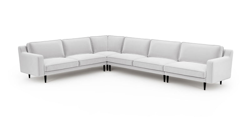 Klem Slim 383 x 283 Köşe Ahşap Ayak - Kadife