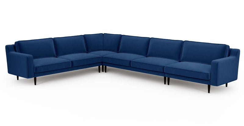 Klem Slim 383 x 283 Köşe Ahşap Ayak - Kadife