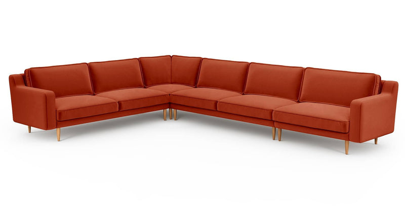 Klem Slim 383 x 283 Köşe Ahşap Ayak - Kadife