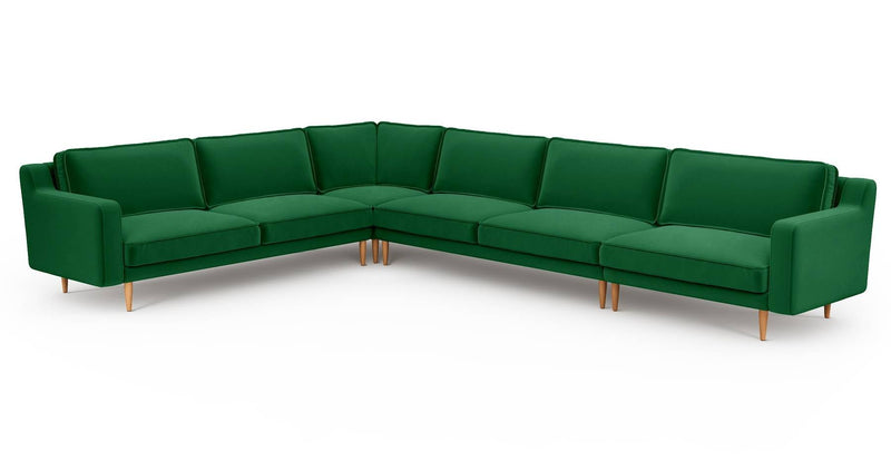 Klem Slim 383 x 283 Köşe Ahşap Ayak - Kadife