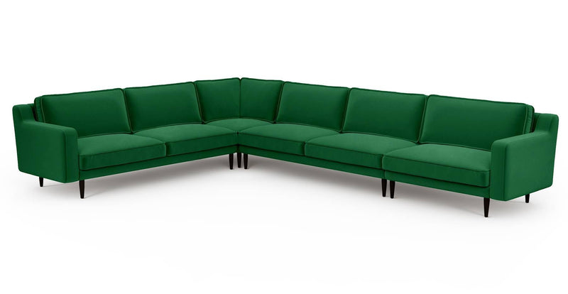 Klem Slim 383 x 283 Köşe Ahşap Ayak - Kadife