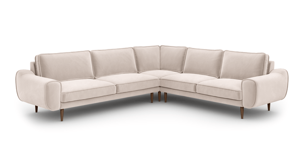 Klem 290 x 264 Köşe Ahşap Ayak - Kadife