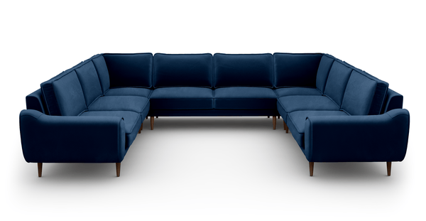 Klem 290 x 330 Köşe Ahşap Ayak - Kadife