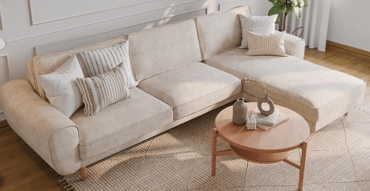 Klem Fildişi Köşe Berjer Koltuk Takımı - Normod