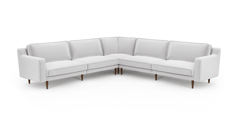 Klem Slim 303 x 303 Köşe Ahşap Ayak - Kadife