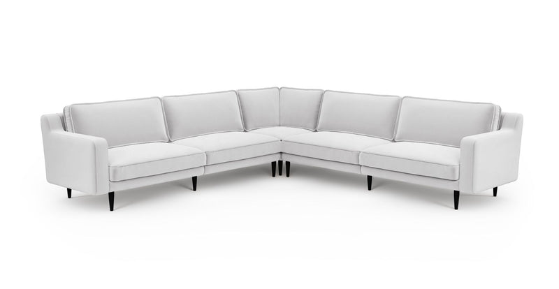 Klem Slim 303 x 303 Köşe Ahşap Ayak - Kadife