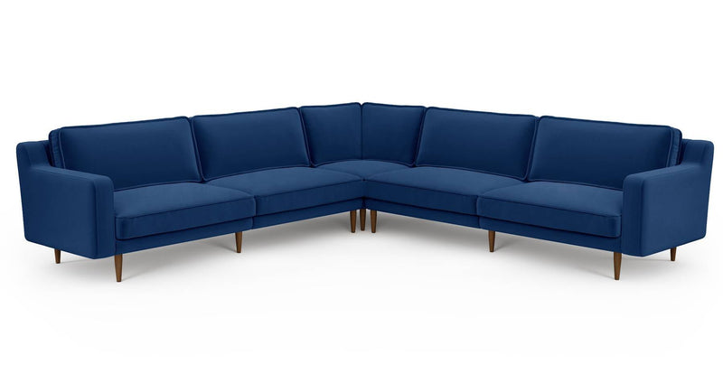 Klem Slim 303 x 303 Köşe Ahşap Ayak - Kadife