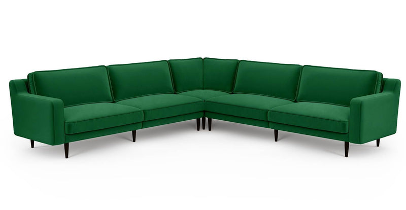 Klem Slim 303 x 303 Köşe Ahşap Ayak - Kadife