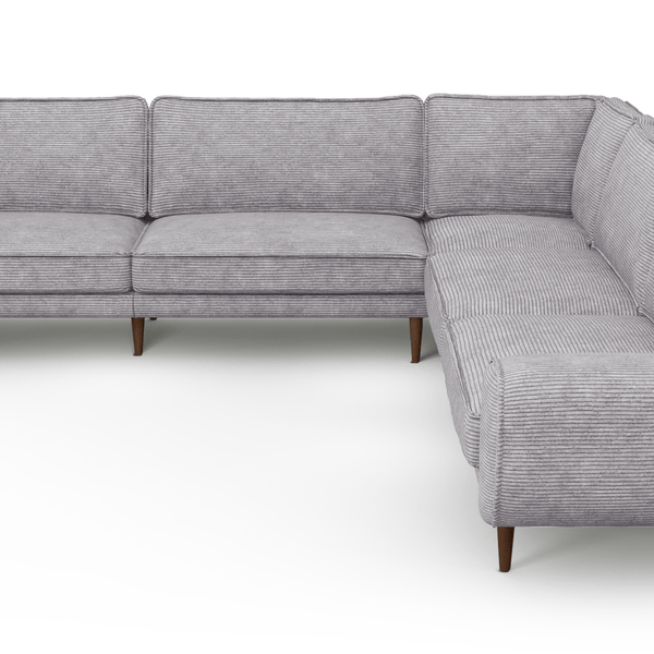 Klem 310 x 264 Köşe Ahşap Ayak - Fitilli Kadife | Normod