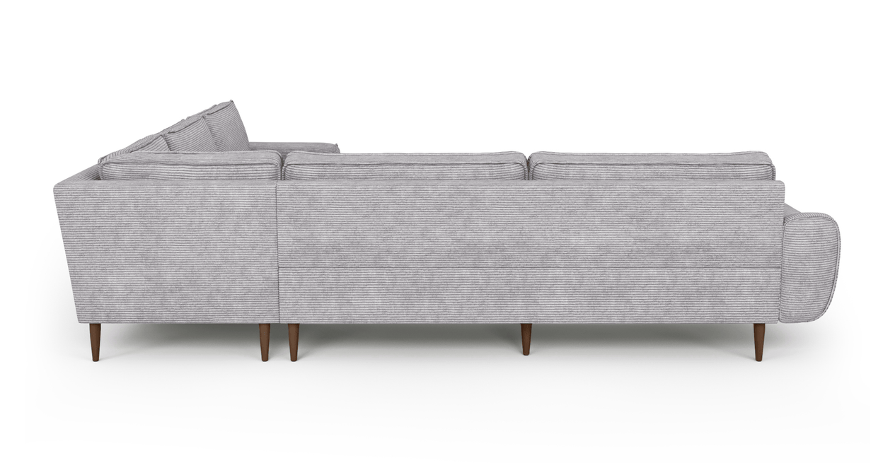 Klem 310 x 264 Köşe Ahşap Ayak - Fitilli Kadife