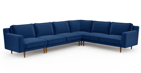 Klem Slim 334 x 257 Köşe Ahşap Ayak - Kadife