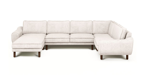 Klem 346 x 210 Köşe Silindir Ahşap Ayak - Fitilli Kadife