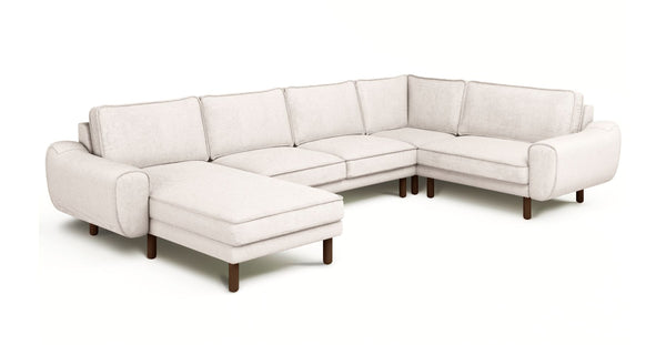 Klem 346 x 210 Köşe Silindir Ahşap Ayak - Fitilli Kadife