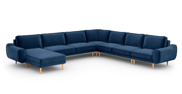 Klem 372 x 341 Köşe Ahşap Ayak - Kadife