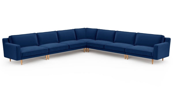 Klem Slim 383 x 383 Köşe Ahşap Ayak - Kadife