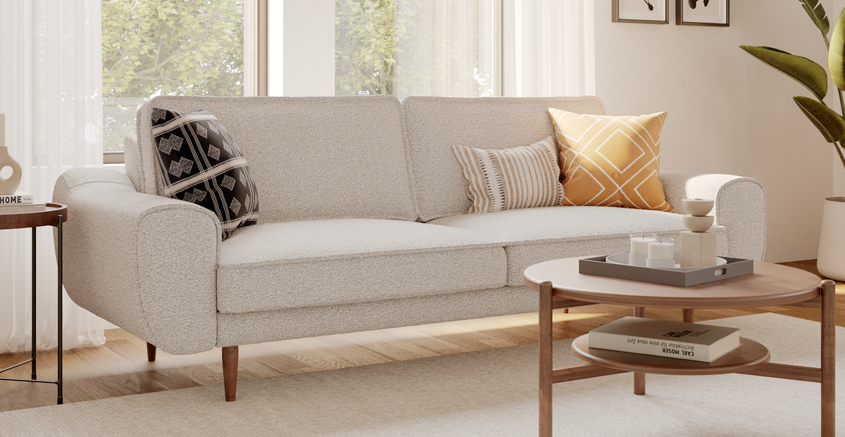 Klem Bukle Fitilli Kadife Koltuk Takımı - Normod