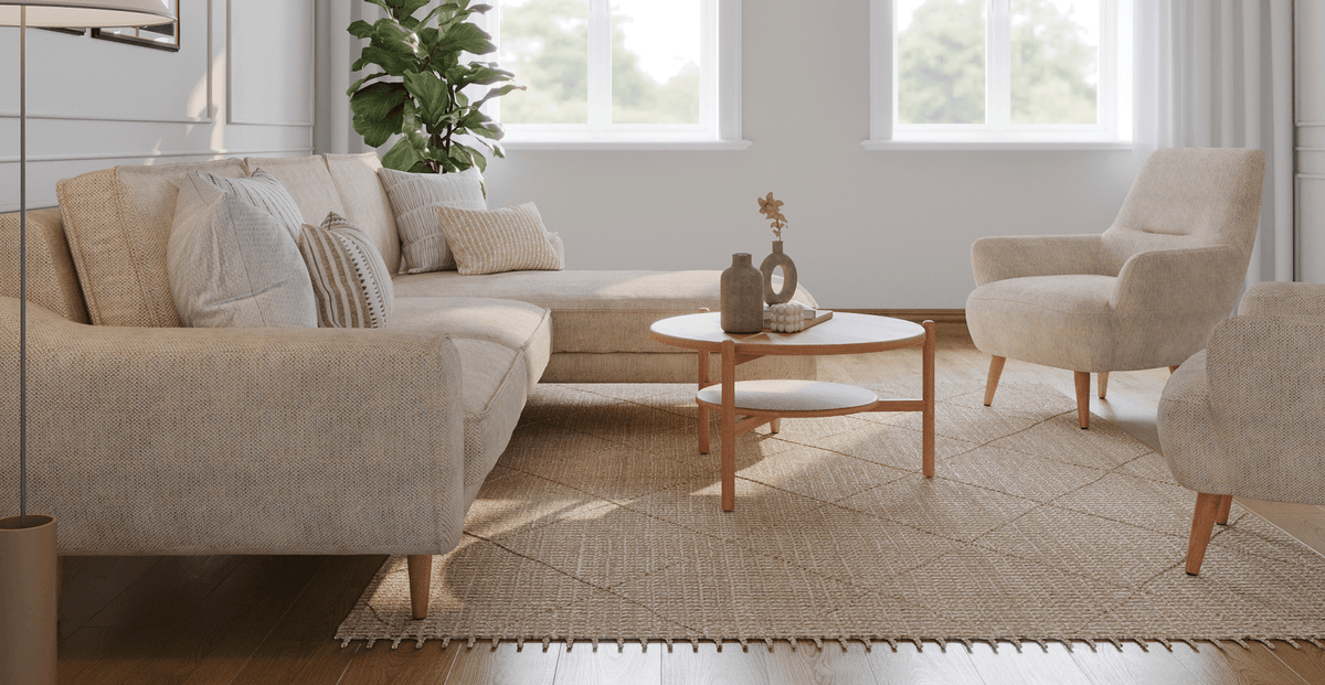 Klem Fildişi Köşe Berjer Koltuk Takımı - Normod