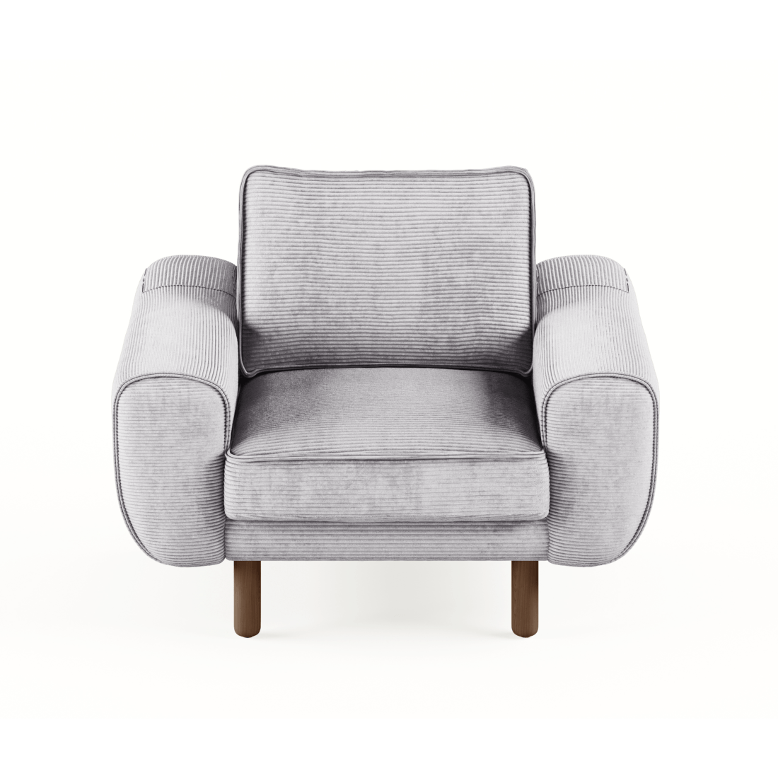 Kumaş: Fitilli Kadife - Renk: Gri - Normod