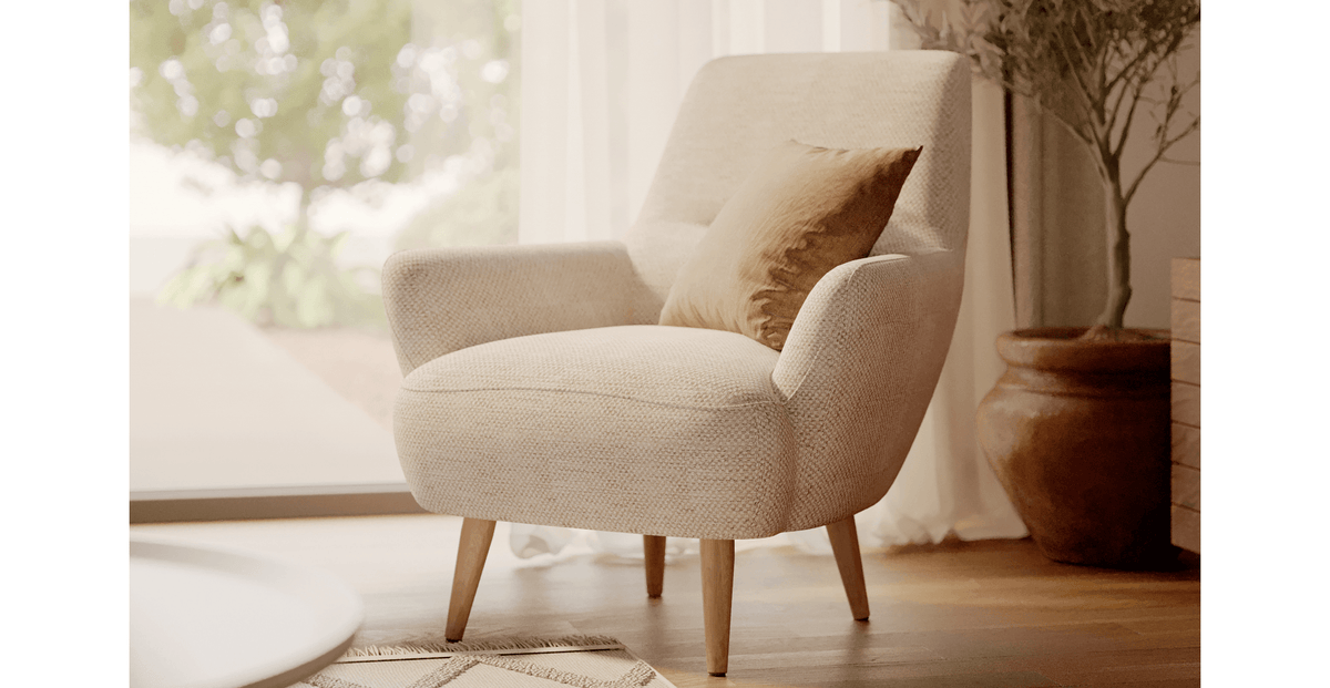 Klem Fildişi Köşe Berjer Koltuk Takımı - Normod