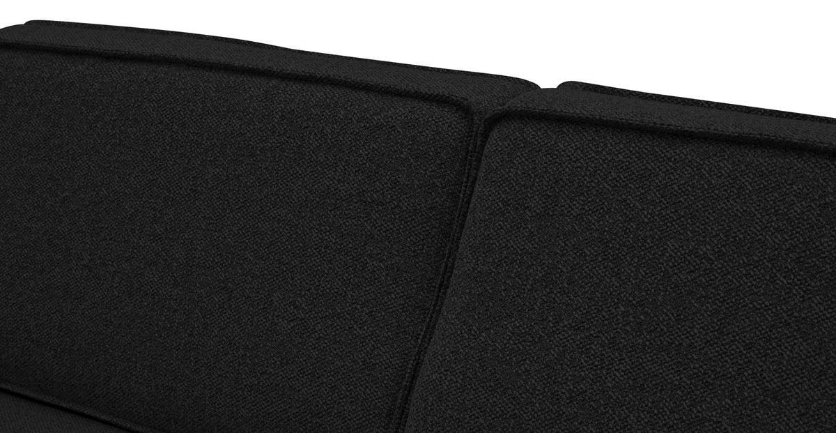 Klem İkili Koltuk Ahşap Ayak - Bukle