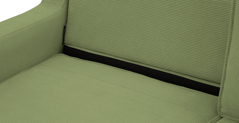 Klem Slim 292 x 171 Köşe Silindir Ahşap Ayak - Fitilli Kadife