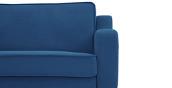 Klem Slim İkili Koltuk Silindir Ahşap Ayak - Fitilli Kadife