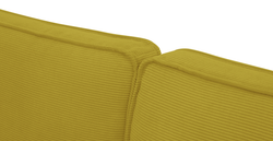 Klem Slim İkili Koltuk Silindir Ahşap Ayak - Fitilli Kadife