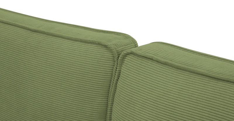 Klem 357 x 171 Köşe Ahşap Ayak - Fitilli Kadife