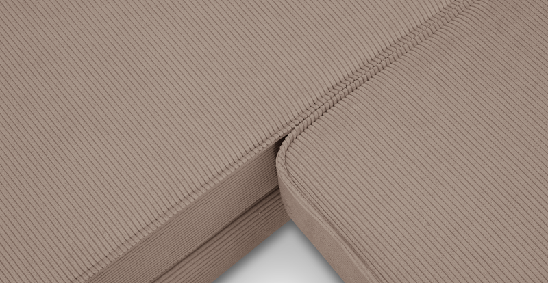 Klem Slim 292 x 171 Köşe Silindir Ahşap Ayak - Fitilli Kadife