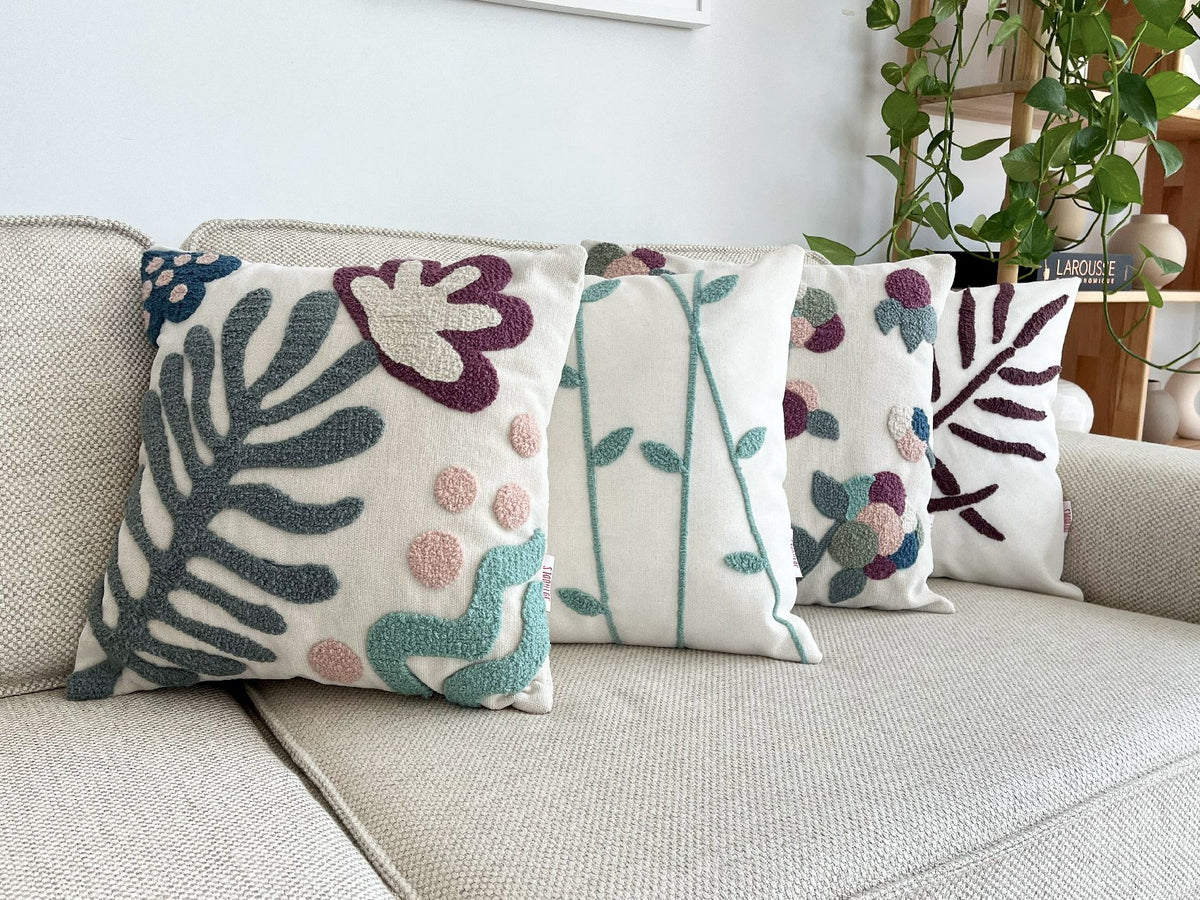 Morado Doğal Dokuma Punch Kırlent - Normod