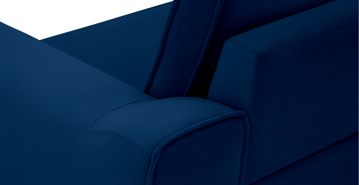 Klem Loveseat Silindir Ahşap Ayak - Kadife