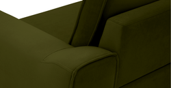 Klem Loveseat Silindir Ahşap Ayak - Kadife