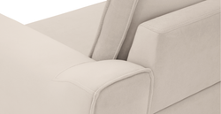 Klem Loveseat Silindir Ahşap Ayak - Kadife