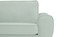 Klem Loveseat Silindir Ahşap Ayak - Kadife
