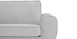 Klem Loveseat Silindir Ahşap Ayak - Kadife