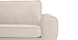 Klem Loveseat Silindir Ahşap Ayak - Kadife