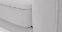 Klem Loveseat Silindir Ahşap Ayak - Kadife