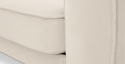 Klem Loveseat Silindir Ahşap Ayak - Kadife