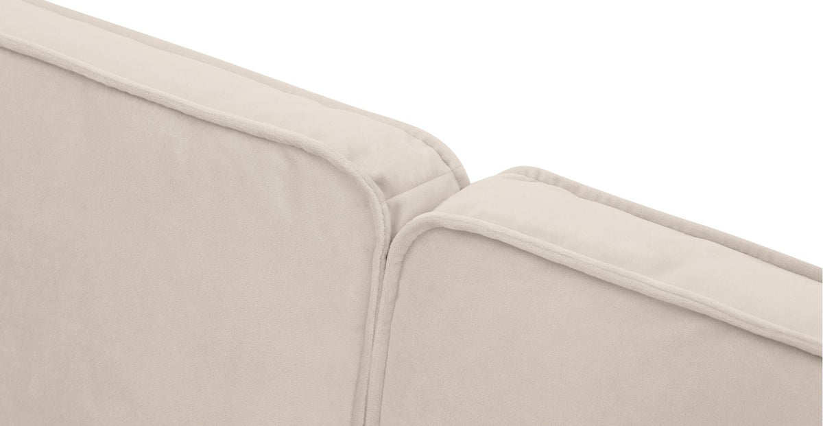 Klem Üçlü Koltuk Large Ahşap Ayak - Kadife