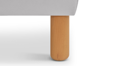 Klem Puf Silindir Ahşap Ayak - Kadife