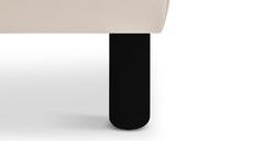 Klem Puf Silindir Ahşap Ayak - Kadife